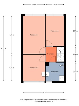 Floorplan - Mozartstraat 24, 3752 JP Bunschoten-Spakenburg